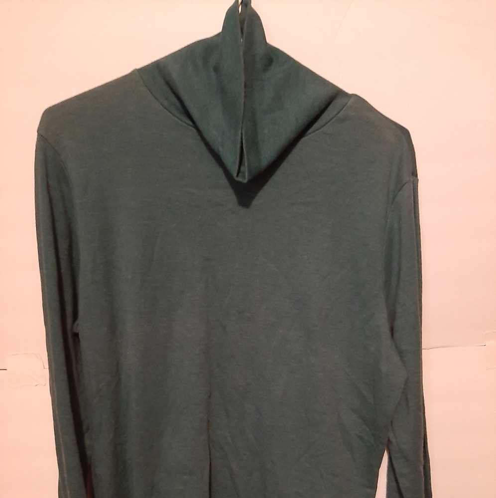 Green long sleeve turtleneck